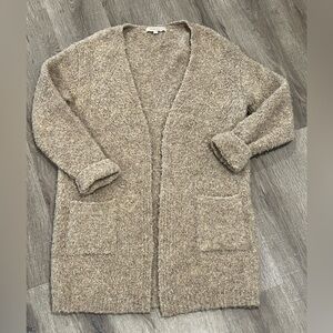 Lineamaglia Medium Made in Italy Full Length Soft Alpaca Wool Blend Cardigan